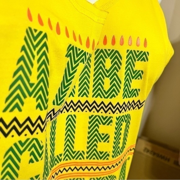 ZUMBA INSTRUCTORS TANK TOP “A TRIBE CALLED ZUMBA” Yellow Large New with … - Picture 1 of 6